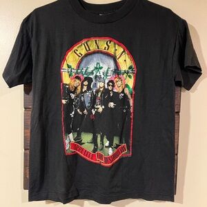 Vintage Guns N Roses 1989 Tour Merch Welcome To The Jungle Size Medium G-Tees